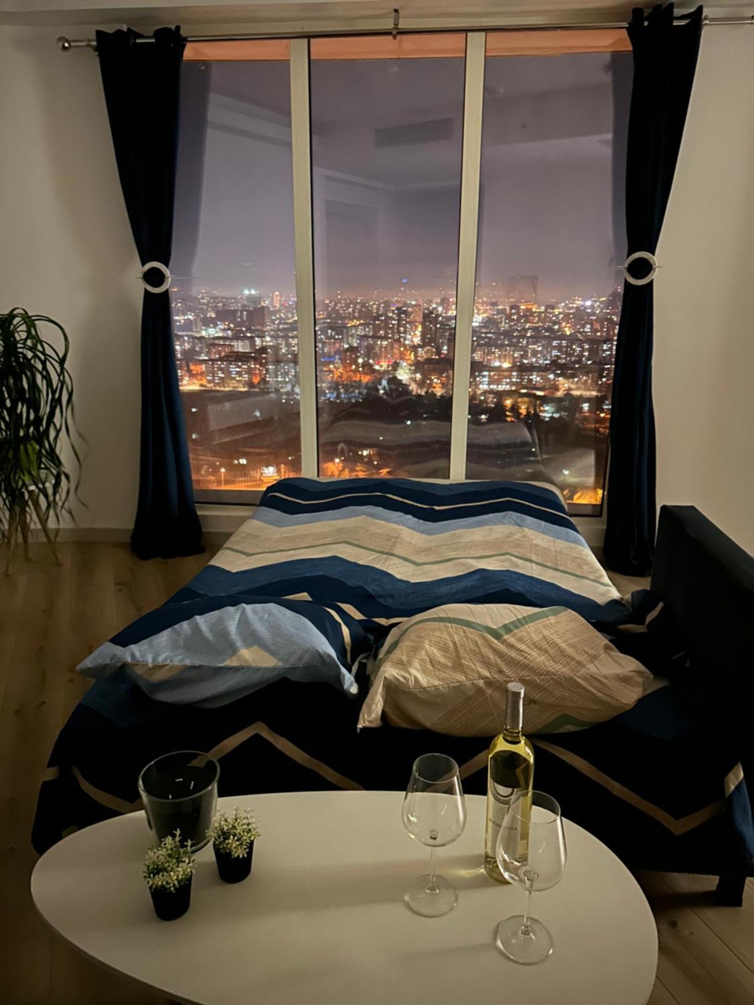 Cevahir Sky City Apartment With Spa, Pool & Fitness Included Skopje Exteriör bild