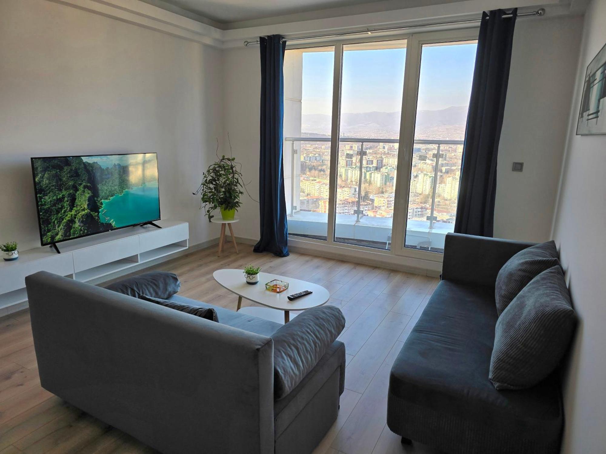 Cevahir Sky City Apartment With Spa, Pool & Fitness Included Skopje Exteriör bild